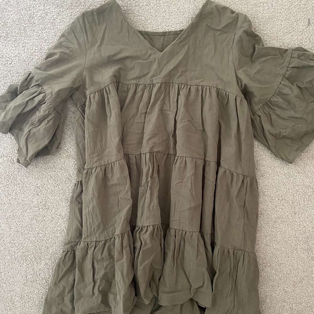 Army Green Dress